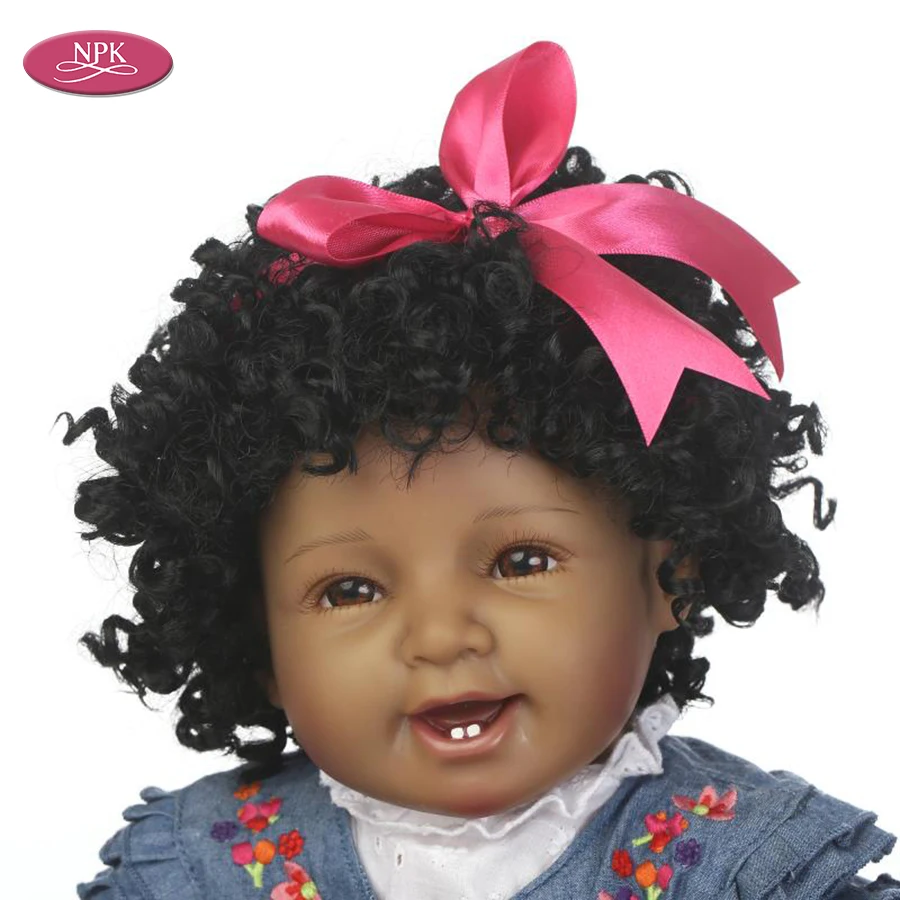 reborn black girl  lifelike baby doll toys reaslistic bebe bonecas menina (8)