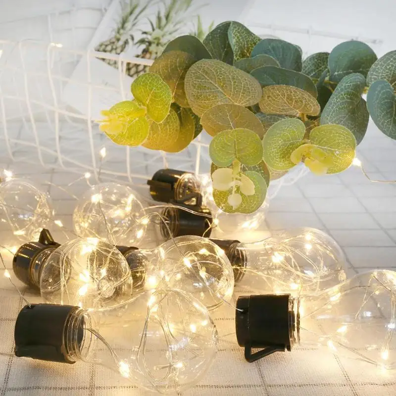 

100LED Creative Copper Wire Light Bulb String for Home Festival Party Decor