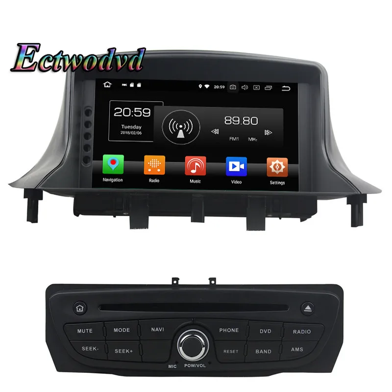 Flash Deal Ectwodvd Octa Core 4G Android 8.0/Quad Core Android 8.1 Car Multimedia DVD Player For Renault Megane III Fluence 2009-2016 0