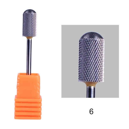 1 шт. фрезерные электрические сверла для ногтей Карбид вольфрамовый гель для удаления лака для очистки заусенцев Pro роторные электрические сверла для ногтей пилки TR1-9 - Цвет: 6