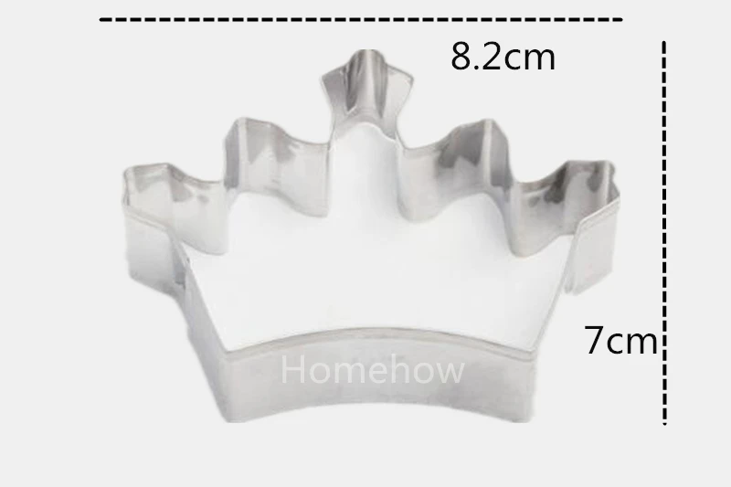 Набор для выпечки 3 шт./лот из нержавеющей стали|crown cookie cutters|cookie cuttercookie cutter set stainless