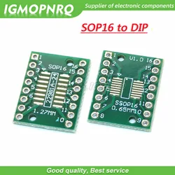 10PCS TSSOP16 SSOP16 SOP16 to DIP16 Transfer Board DIP Pin Board Pitch Adapter TSSOP-16 SSOP-16 SOP-16 TO dip-16
