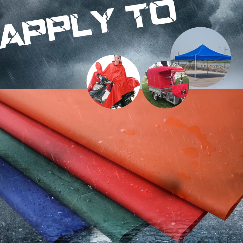 

100*150cm 210d Oxford fabric with PVC coating waterproof fabric for awning