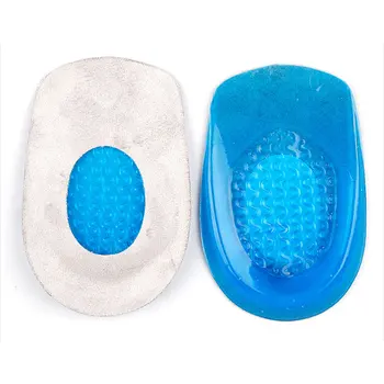 買取 2 個 = 1 ペアかかとプロテクターゲルパッドアーチサポート靴クッションパッド足ハーフヤードインソールアーチサポート
