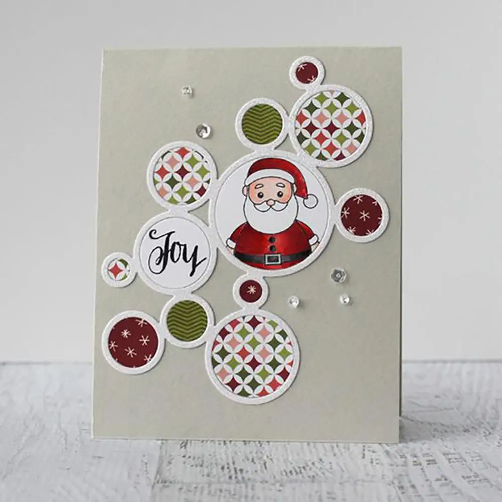 

New Arrival Multi Circles Stencil Cutting Dies Christmas For Card Making Embossing Craft Album Metal Cutting Dies Scrapbooking