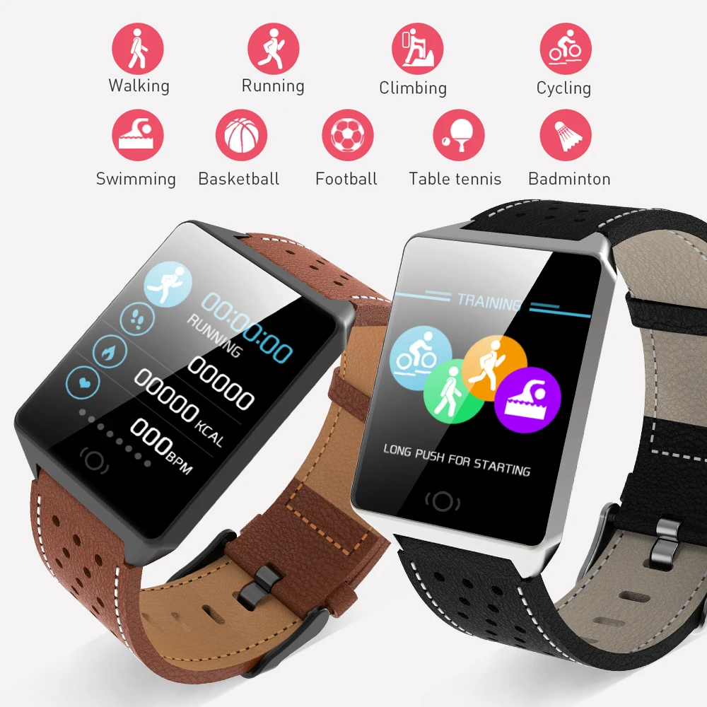 

Smartwatch CK19 Waterproof IP67 Wearable Device Bluetooth Pedometer Heart Rate Monitor Color Display Smart Watch For Android/IOS