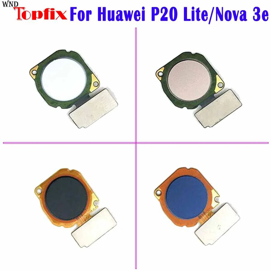 

Huawei P20 lite FingerPrint Button Honor8 Home Button Touch ID Sensor Key For Huawei Nova 3E FingerPrint Button Flex Cable