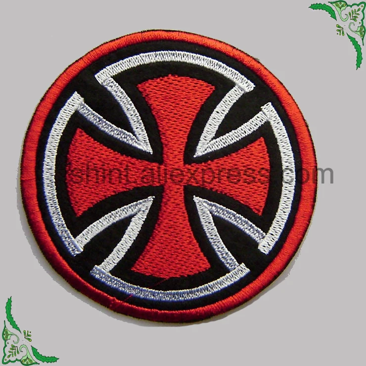 

Embroidery Patches Knight Templar Red Cross 7.8CM Iron on