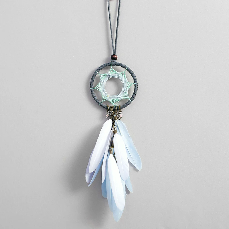 Nordic small dream catcher car dream catcher handmade dreamcatcher white moon dreamcatcher gift for girls for kids for women