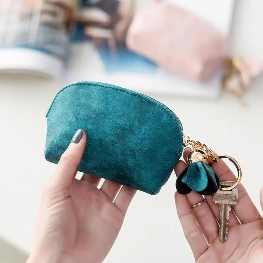 

New Bags for women leather genuine Small Mini Wallet Holder Zip Coin design Purse Clutch shoulder bag bags #F