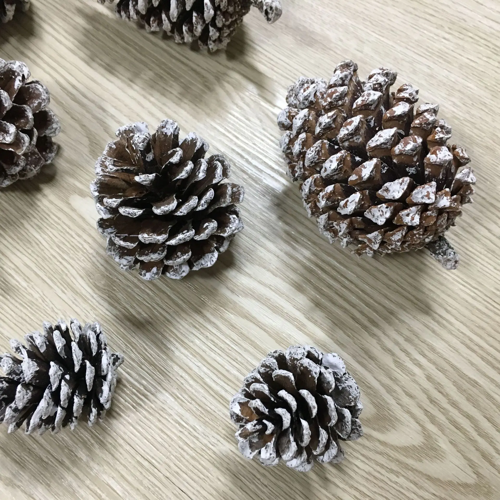 Christmas Wooden Tags Hanging Decoration/&Natural Real Pine Cones HOT