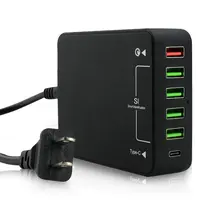 40 Вт Тип C USB зарядное устройство адаптер Быстрая зарядка QC4.0 QC3.0 мобильный телефон быстрое зарядное устройство для iPhone samsung Xiaomi планшет настенное зарядное устройство