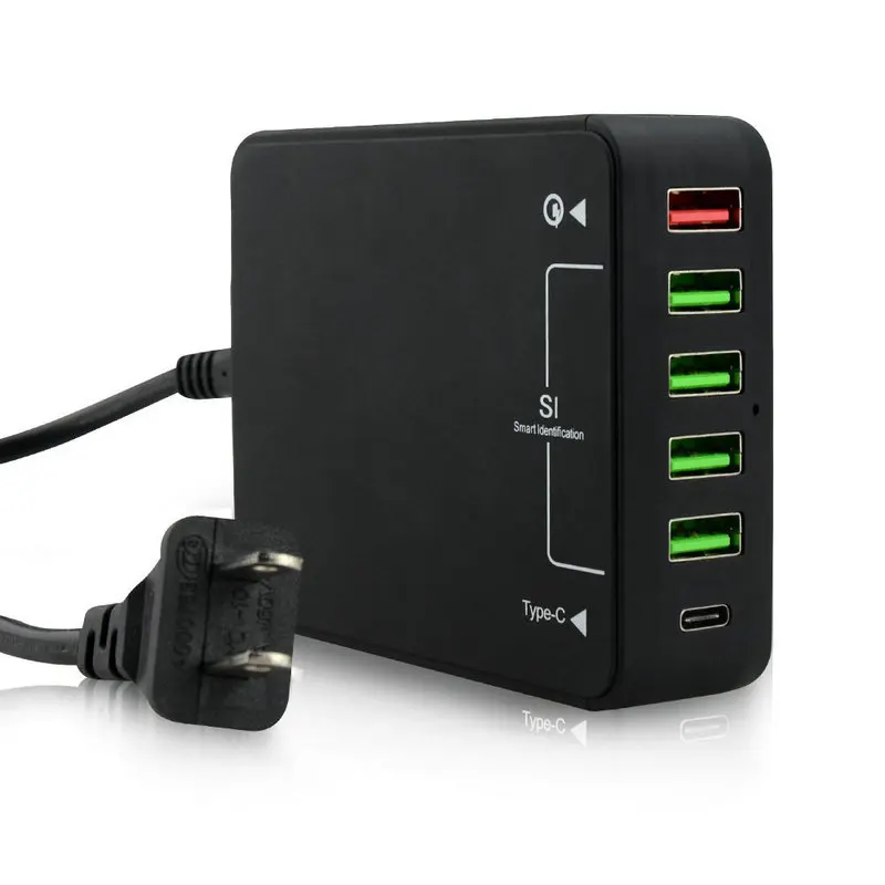 

40W QC3.0 Type C USB Charger Adapter Quick Charge 3.0 Mobile Phone Fast Charger For iPhone Samsung Xiaomi Tablet Wall Charger EU