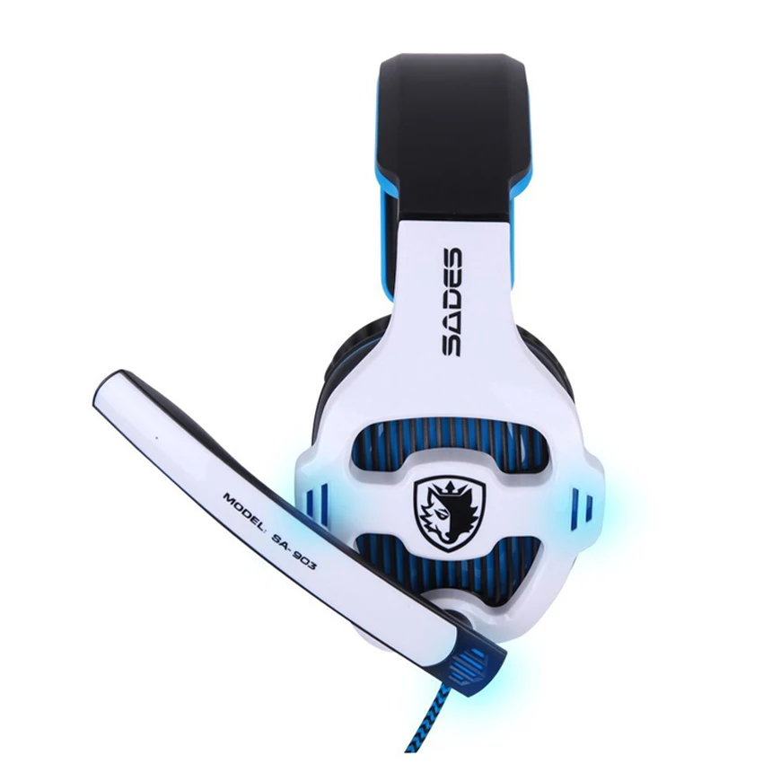 SADES SA 903 игровая гарнитура геймер USB 7 1 каналов игровые наушники для ПК с