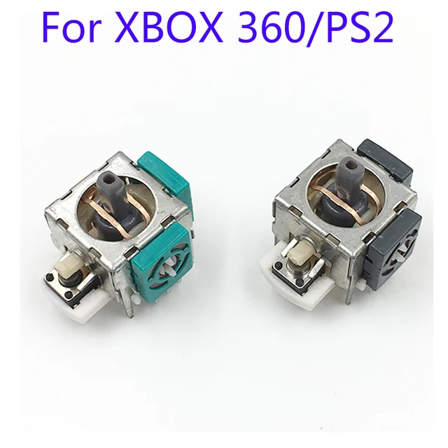 Best Price 10Pcs 3D Analog Joystick Stick Sensor Repair Parts For Microsoft For Xbox 360 For PS2 Controller Joystick Replacement