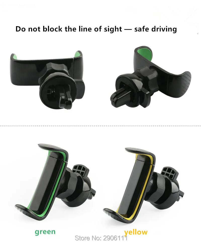 Phone Holder for Air Vent Mount Car Holder Support Mobile Car Phone
