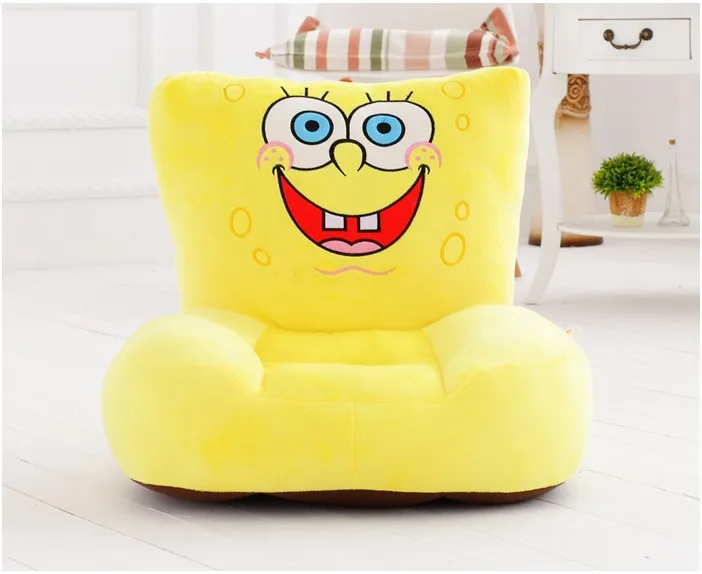 Fancytrader Lovely Cute Giant Spongebob Plush Sofa Bed Large Large 50x45cm Cartoon Spongebob Plush Sofa Tatami Toy Children S Floor Seat Cushion 0298 Fancytrader