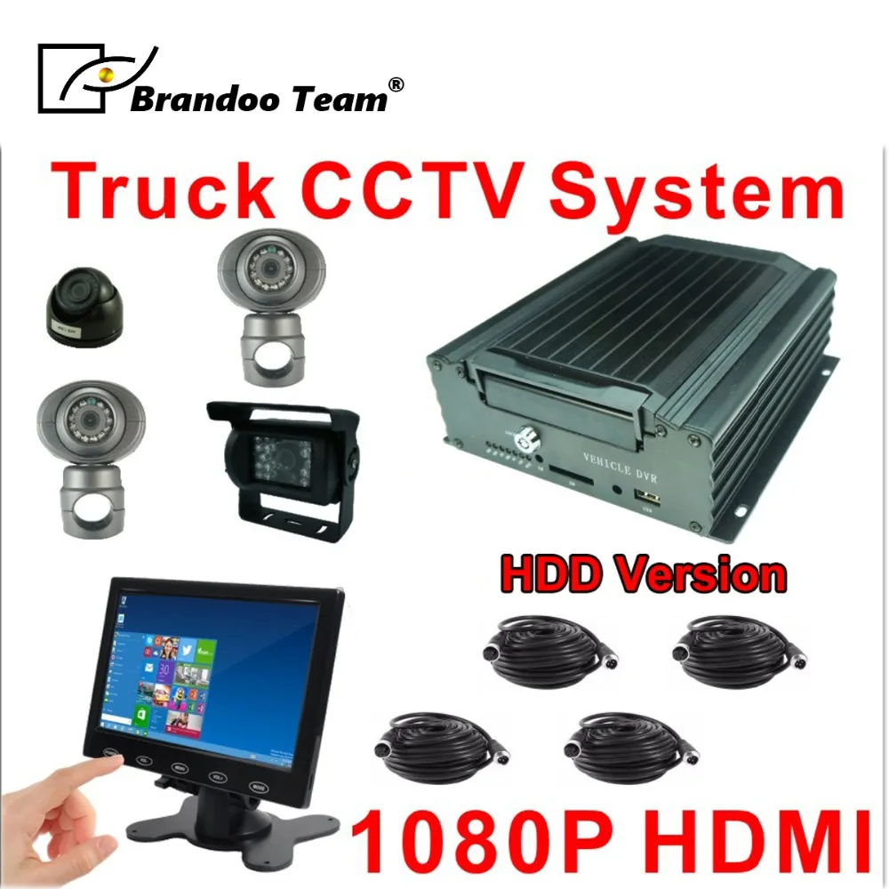 

4CH Auto-registrar bus camera surveillance 4 channel dvr auto truck HDD/SD digital video recorder