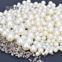 J-500/1000sets DIY Clothing Accessories Pearl Cap Tubular Leather Rivets Craft Repair No hole Pearl Pearl Knitting Lace Hat Hair 1