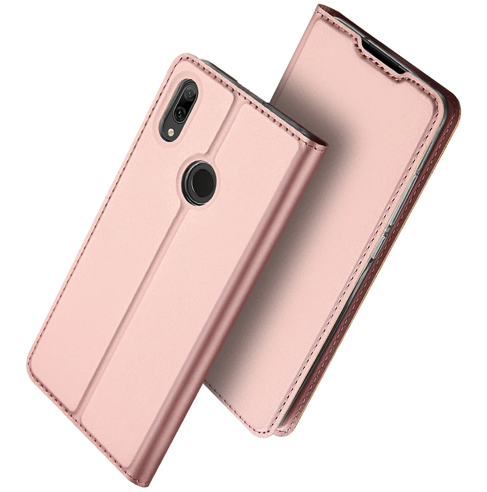 Флип-чехол для huawei P Smart PU кожаный мягкий чехол для телефона защитный слот для карт держатель кошелек подставка чехол для мобильного телефона сумка