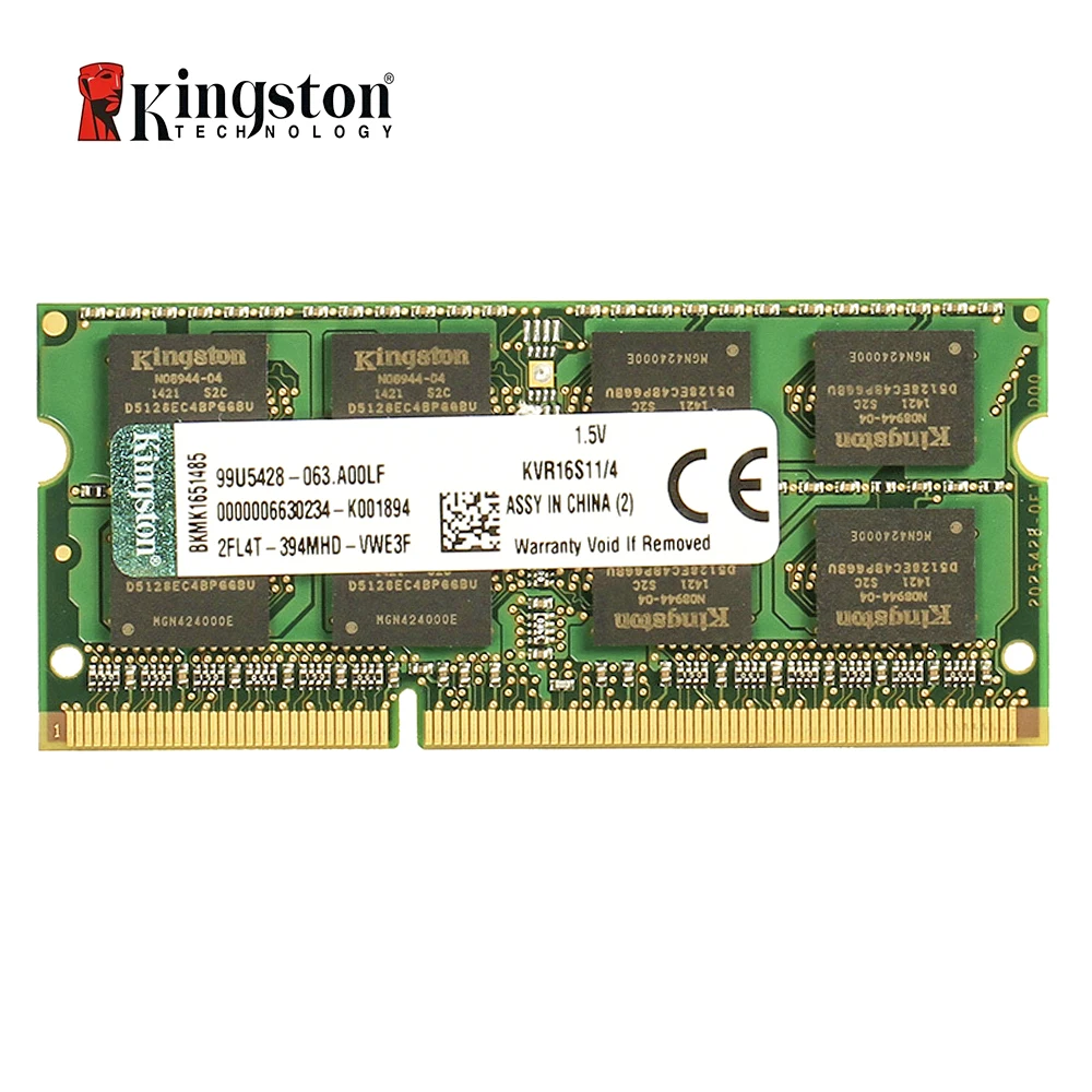 Kingston 램 메모리, DDR3 2G, 4GB, 8 GB, 1333MHZ, PC3-10600S 1600MHZ, 12800S 메모리, DDR3 8 GB, 204 핀, 1.5V 노트북 SODIMM RAM