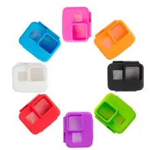 Action Camera Soft Silicone Case Camera Body Protector Case Camera Shell Skin Cover Frame for GoPro Hero5 Generation GP397