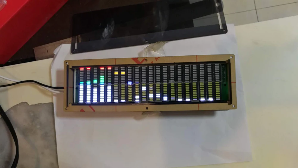 Цветной СВЕТОДИОДНЫЙ анализатор музыкального спектра Автомобильный MP3