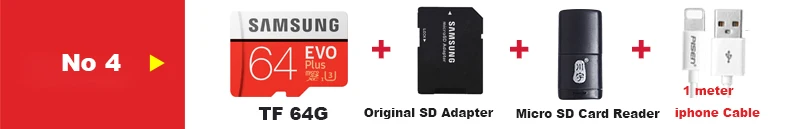 Samsung карты памяти 32 ГБ 64 ГБ Micro Sd карты Class10 Microsdhc карт sd Flash картао де Memoria sd kaart для смартфонов и Камера - Емкость: MC64G-SD-TF-1m-Iphon