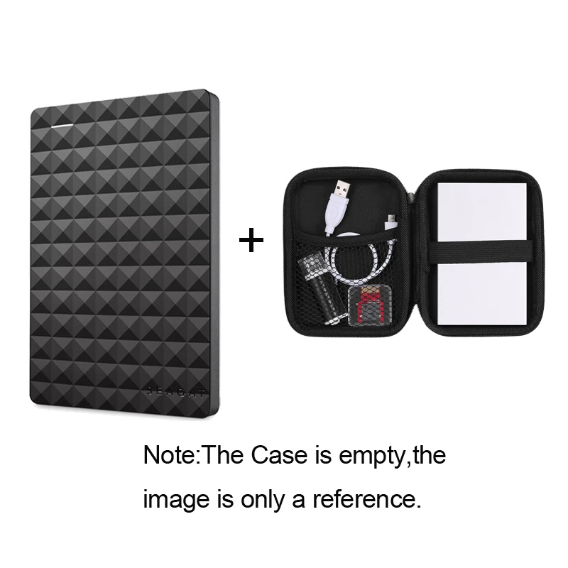 Портативный внешний жесткий диск Seagate 2 5 дюйма 1 ТБ/1 ТБ/4 ТБ USB 3 0 черный для
