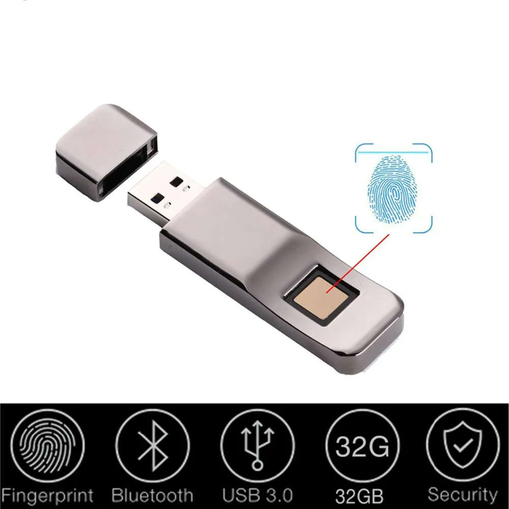 USB3.0 32GB U диск устройство для хранения данных защита безопасности USB флэш-накопитель с функцией шифрования отпечатков пальцев замок отпечатков пальцев