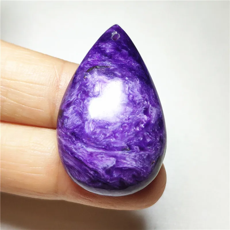 Natural Purple Charoite Necklace Pendant (6)