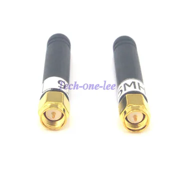 

2pcs 2dbi 915MHz Antenna SMA Male Transmit Router Module Wireless Polarity 4.8cm