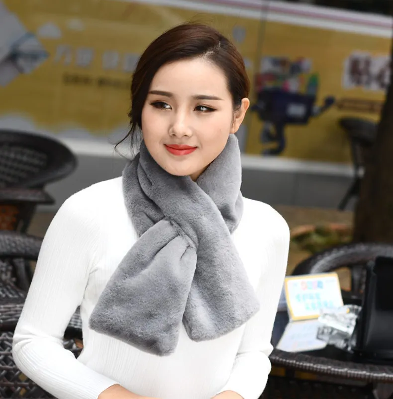 1 (3)Women Solid Chunky Cable O Ring Knitted Wool Scarf Snood Infinity Neck Warmer Cowl Collar Circle Crochet Scarf Winter Warm 2018