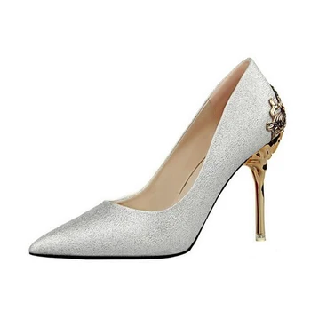 

Zapatos Mujer Nice Women High Heels Women Pumps Sexy Bride Party Thin Heel Pointed Toe Wedding Shoes High Heel Shoes S251