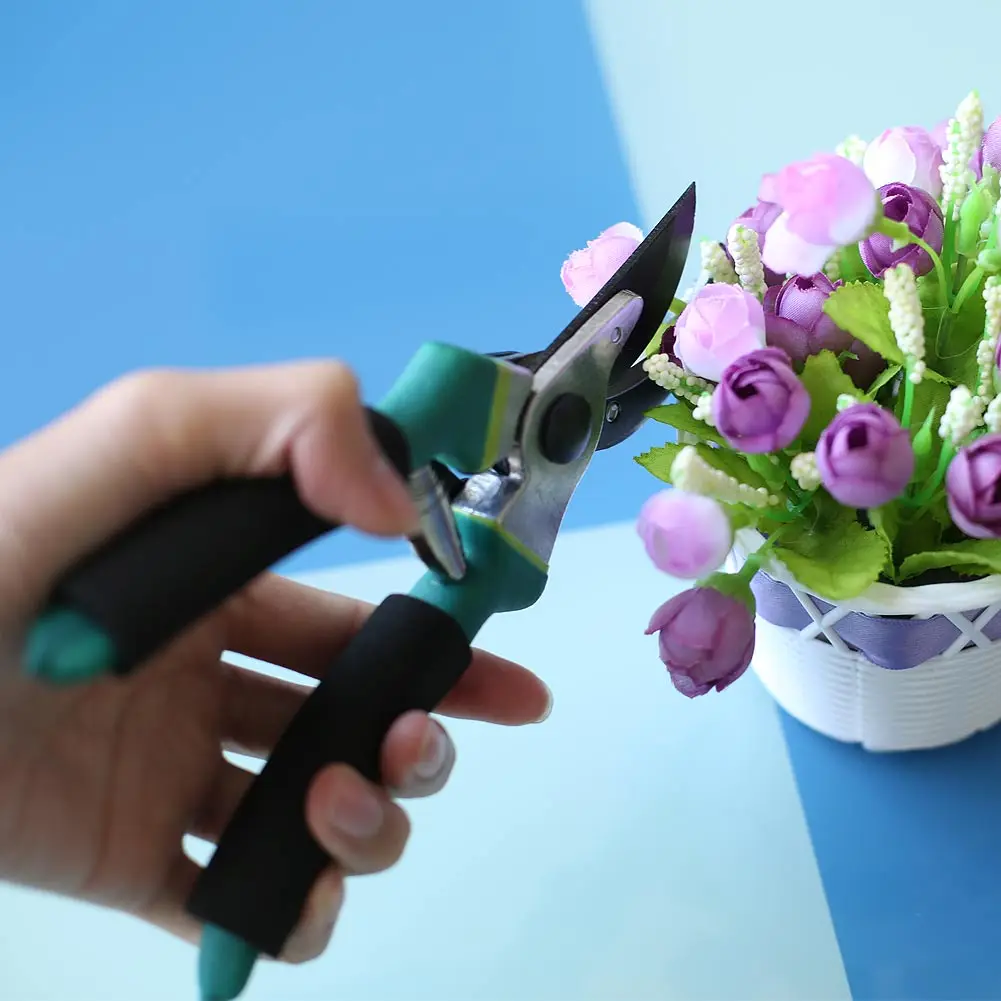 

8" Professional Steel Pruning Shears Hand Pruners Garden Clippers Tool MJJ88