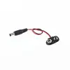 10CM DC 9V 5.5*2.1mm Battery Button Power Plug For Arduino T Shape ► Photo 2/3