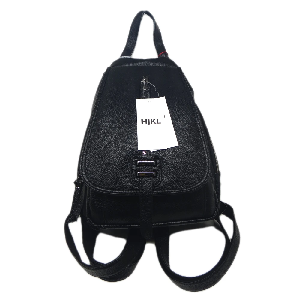

women New fashion black backpack pu cover for teenagers ladies bag portable high quality free shipping