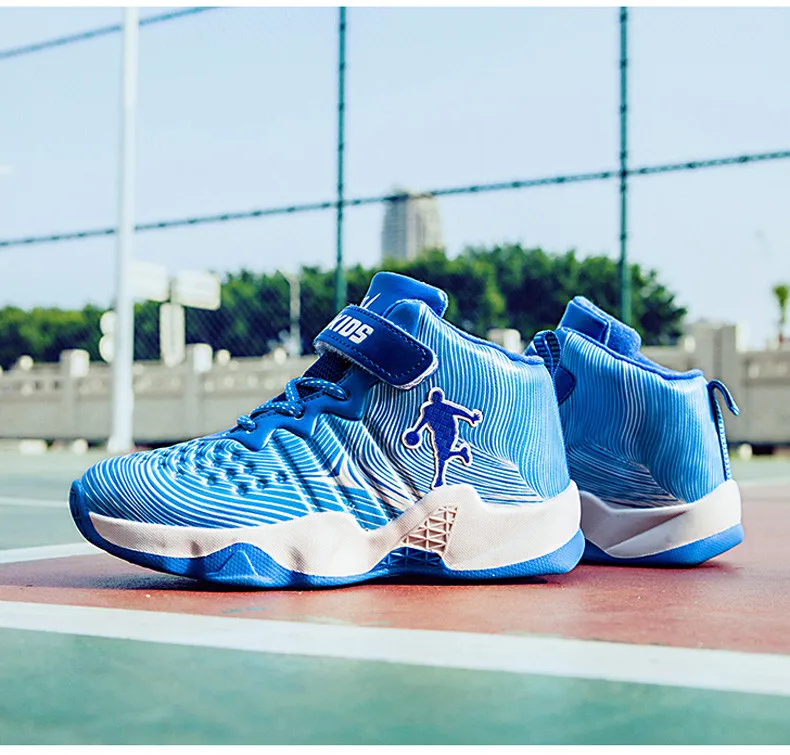 2019 New Sneakers Kids Basketball Shoes for Boys Sport Shoes Non-slip Children's Shoes Outdoor Sneakers Boy Shoes (11)