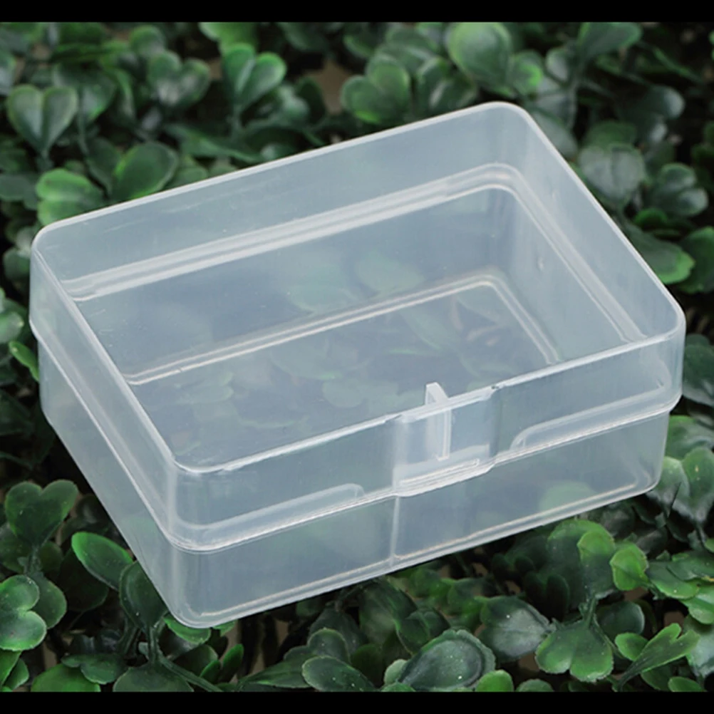 Home Storage 1Pc R477 Rectangular Plastic Box Transparent Product Packaging Box Pp Metal Parts Tool Box With Cover