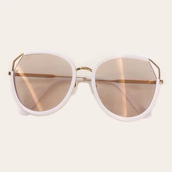 

Women Oval Sunglasses High Quality UV400 Protection Polarized Sunglasses Metal Frame Eyeglasses Oculos De Sol