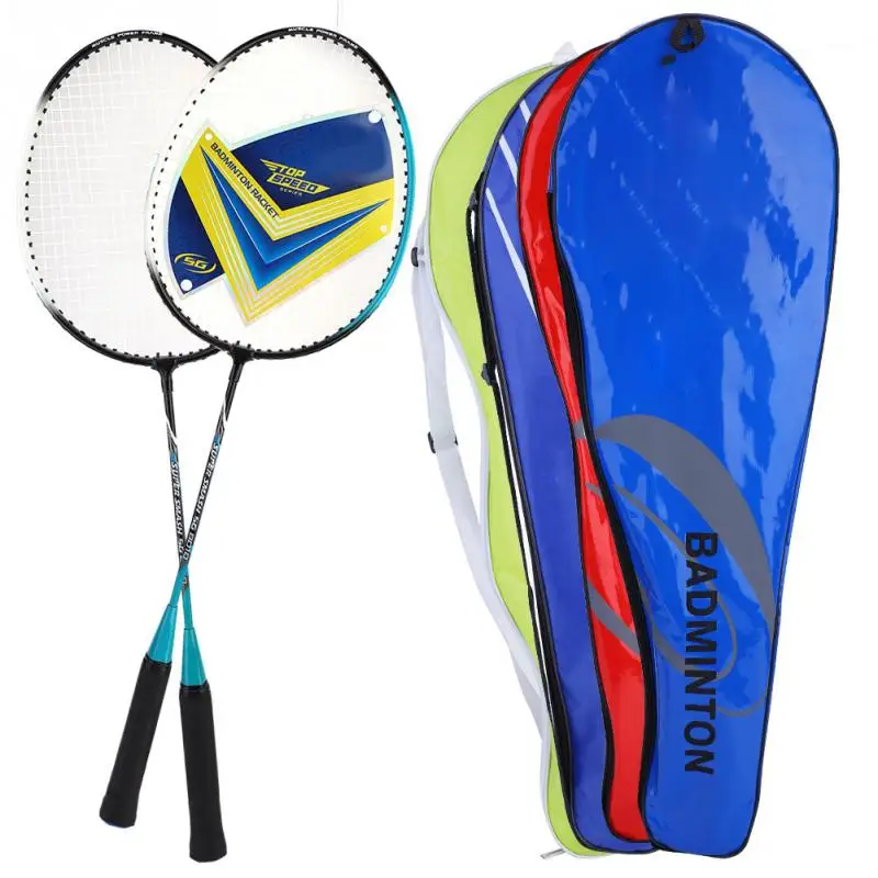 1 Pair Professional Badminton Racket Light Weight Training Racquets