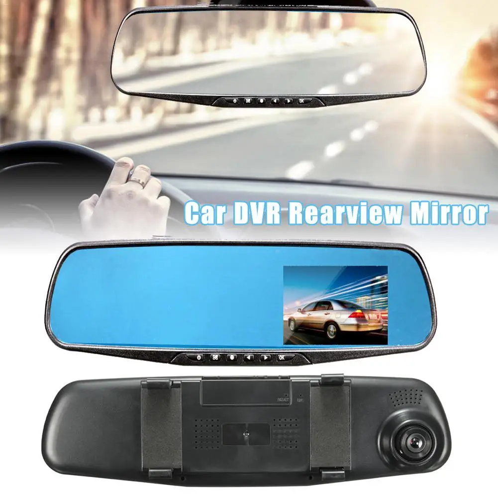 

1080P HD Car DVR Rearview Mirror Dash Cam Camera Video Recorder Motion Detection