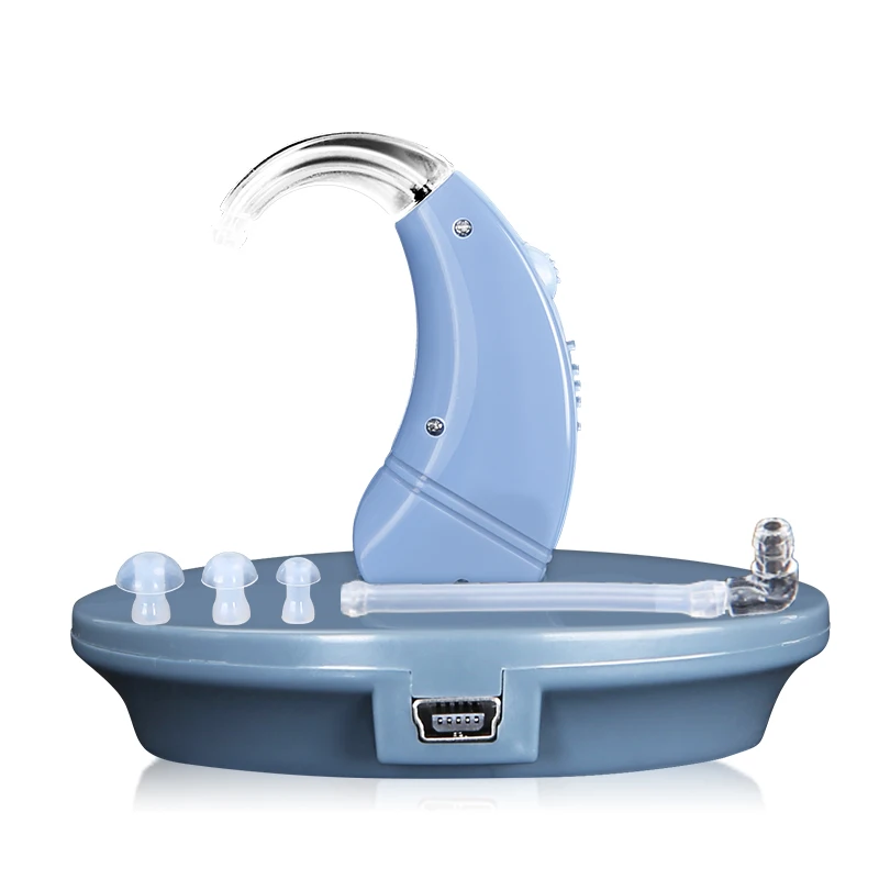 Cofoe ZDB-200 Digital Hearing Aid Rechargeable BTE Hearing Amplifier With Remote Control Volume For The Elderly