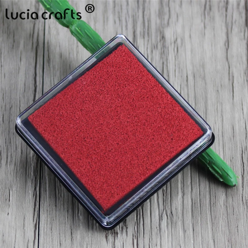 Lucia crafts 4*4 см чернильный коврик для рукоделия чернильные подушечки к основанию масляные резиновые штампы ткани скрапбук отпечаток пальца прокладка для печати I1106