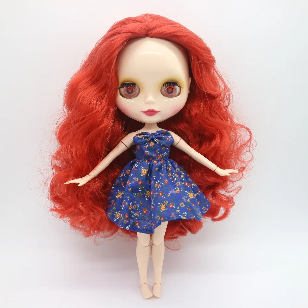 blythe doll red hair