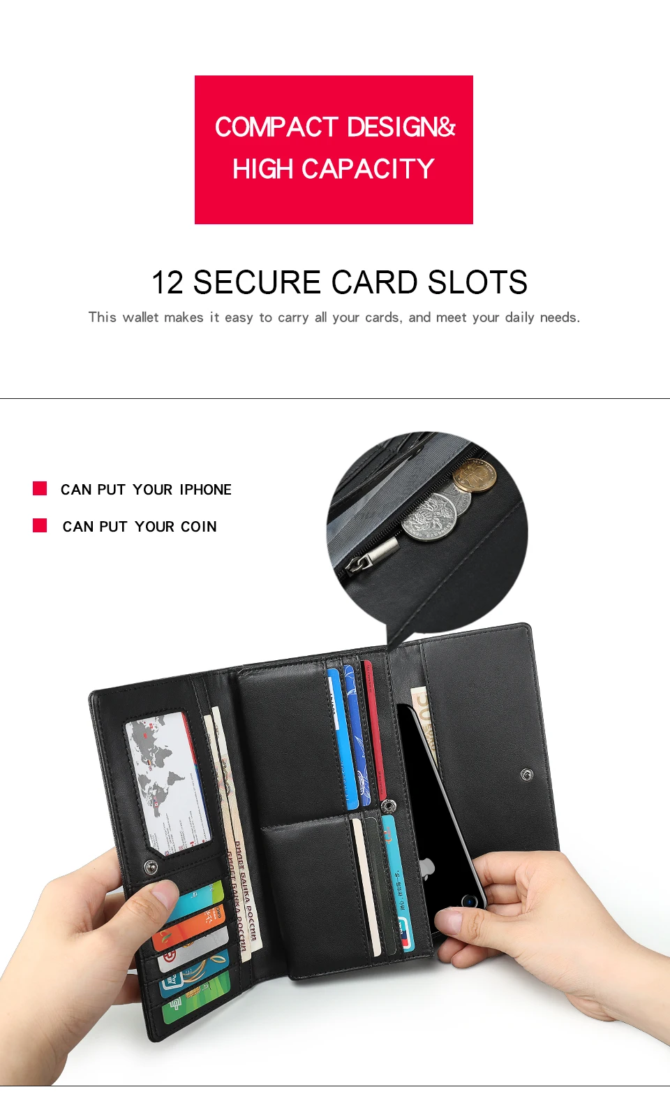 7.men wallet with coin holder