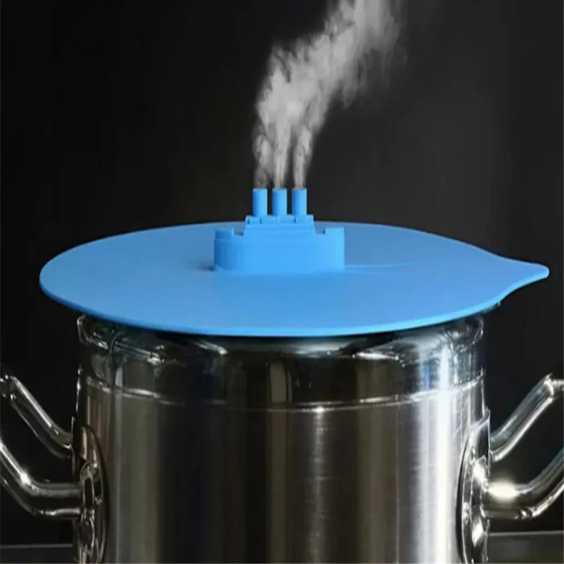 

1 Pc Steaming Steam Silicone Lid Pot Cover Cooking Tools Boil Over Cap Lid Spill Kitchen Tampa Silicone Kitchen