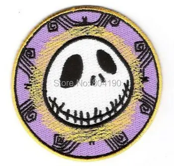 

3" Nightmare Before Christmas Jack Face Spiders TV Movie Show Series Cartoon applique iron on patch children's day gift