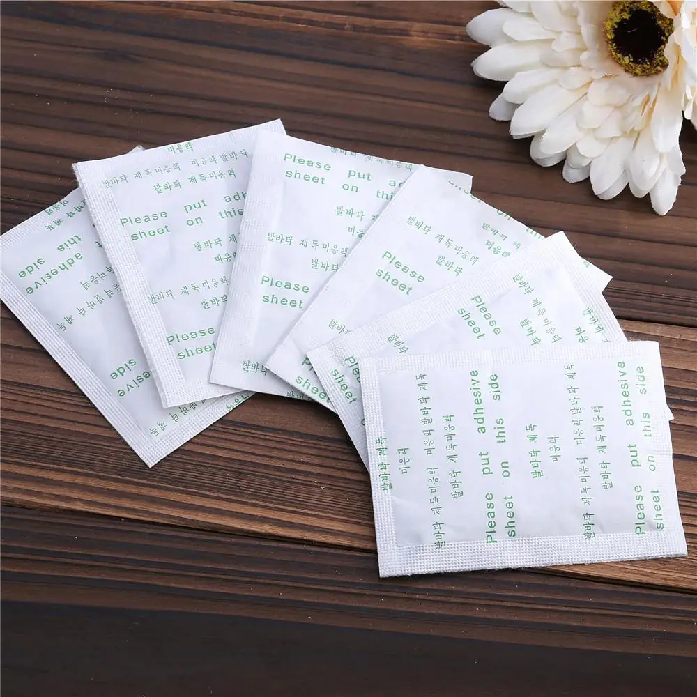 

10Pcs/Bag Fashion Herbal Detox Foot Pads Patches Feet Care Medical Plaster Foot Remover Relieving Pain Nail supplies