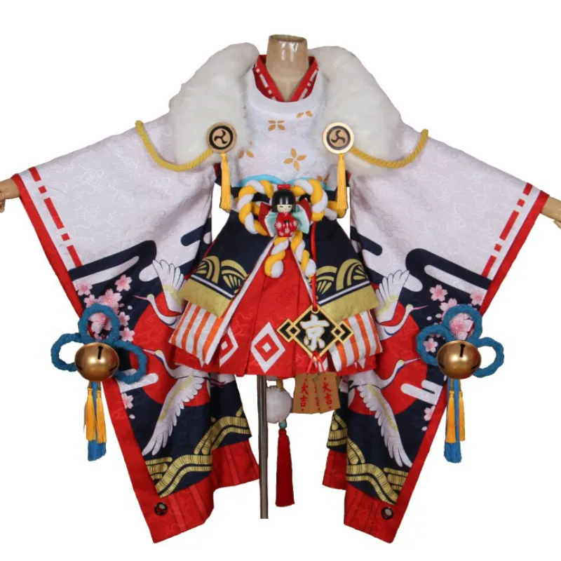 Cos Onmyoji Xue Nv косплэй костюм способ Инь и Ян кимоно onmoji arena SR cos празднование